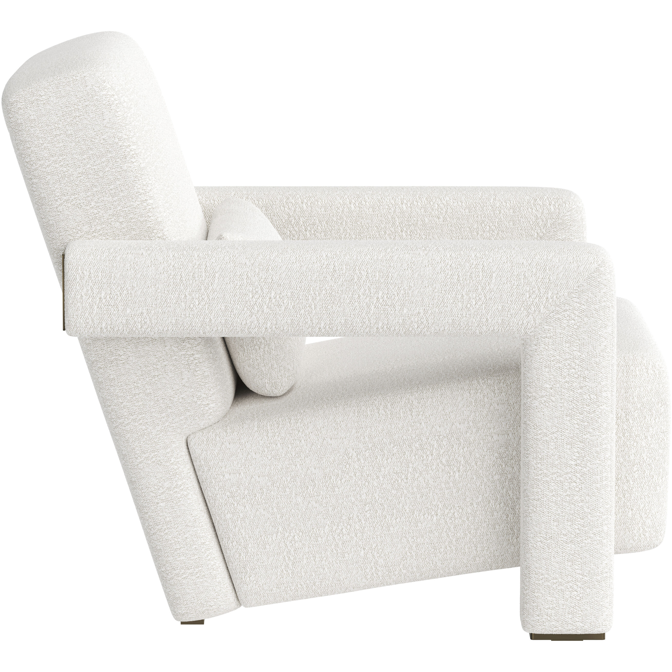 Forester Copenhagen White Lounge Chair